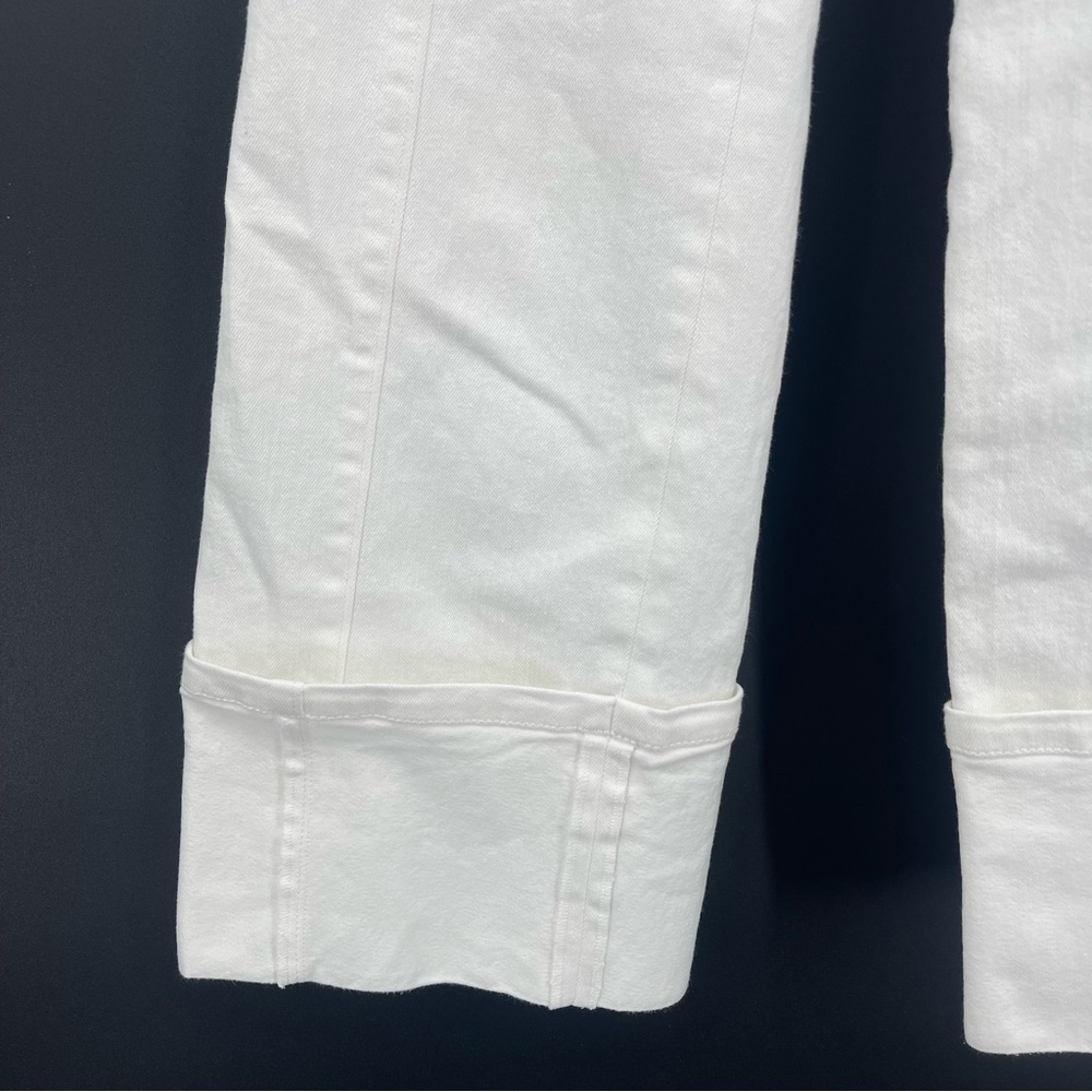 Cinq A Sept Button Fly Patch Pocket Cuffed Benji … - image 6